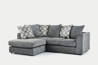 Gemma Lounger Fabric Corner Sofa