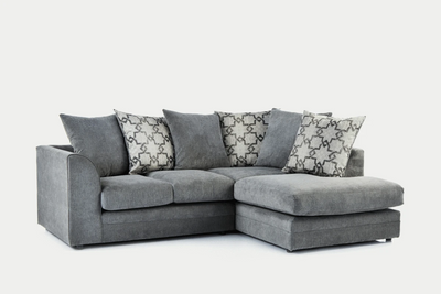 Gemma Lounger Fabric Corner Sofa