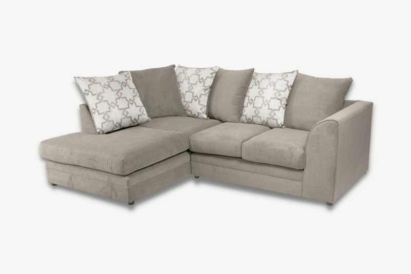 Gemma Lounger Fabric Corner Sofa