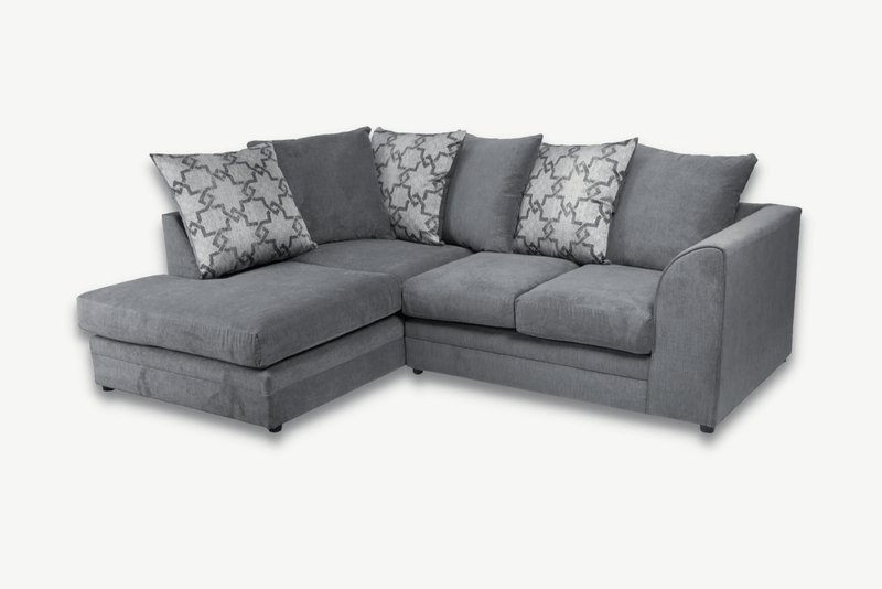 Gemma Lounger Fabric Corner Sofa