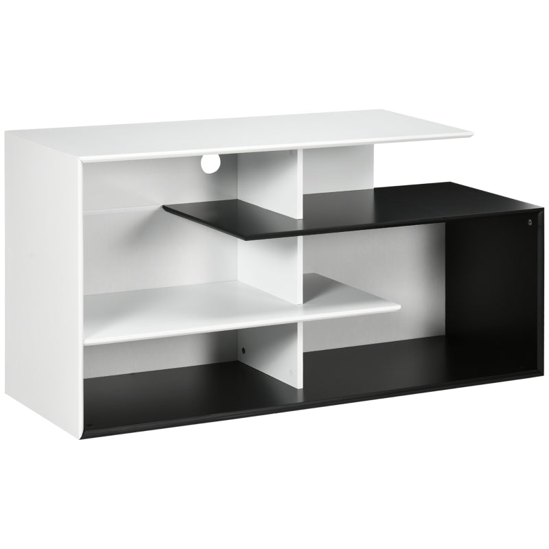 120CM TV Stand Cabinet For TVs Up To 55, Black White