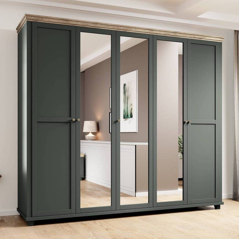 Evora 21 - 5 Door Wardrobe 246cm