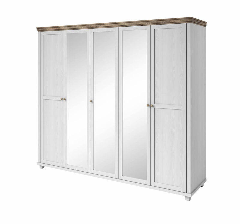 Evora 21 - 5 Door Wardrobe 246cm