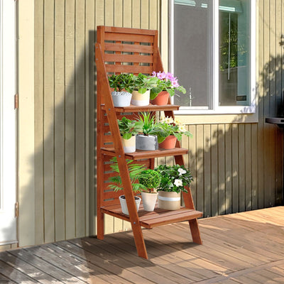 Three-Tier Plant Stand, Outdoor Indoor Organiser