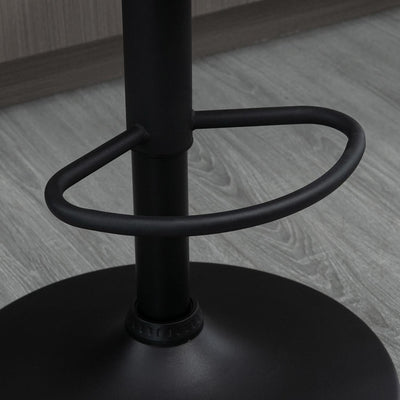 Set Of 2 Modern Adjustable Kitchen Bar Stools - Dark Brown