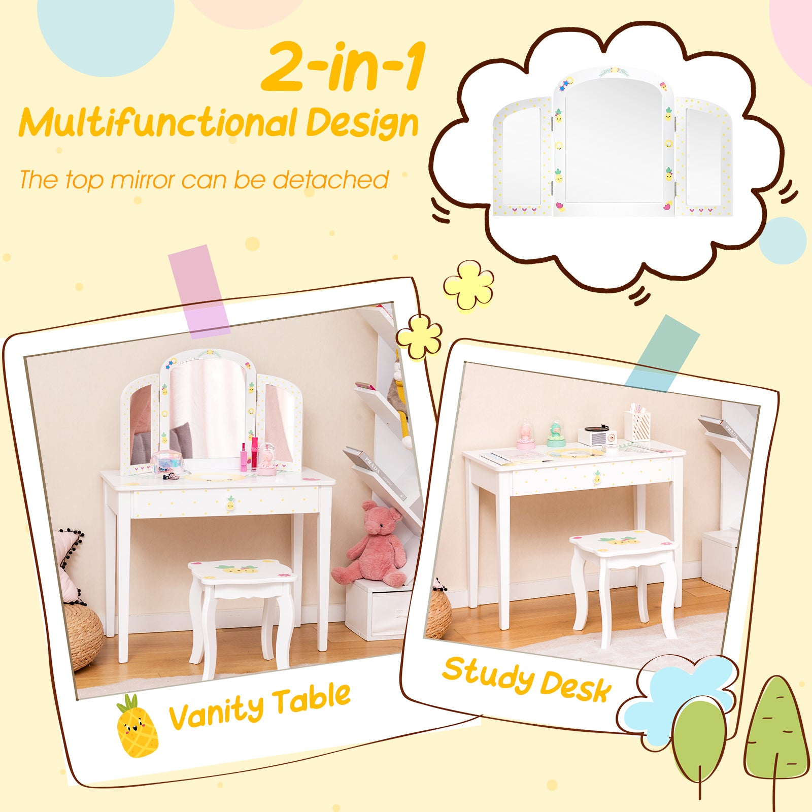 2 in 1 dressing on sale and study table