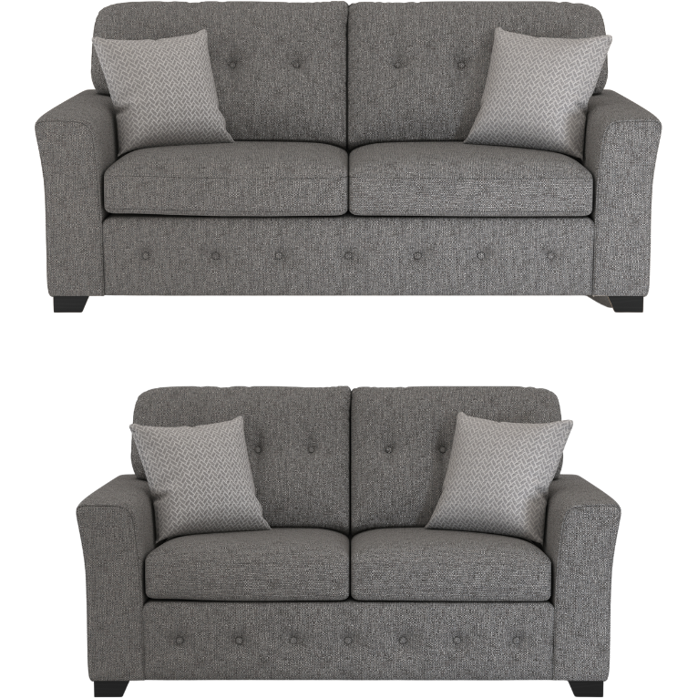 Hartley Soft Fabric 2 & 3 Seater Sofa Set