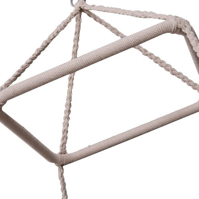 80x150H Cm. Hammock Chair, Cotton Rope - Beige