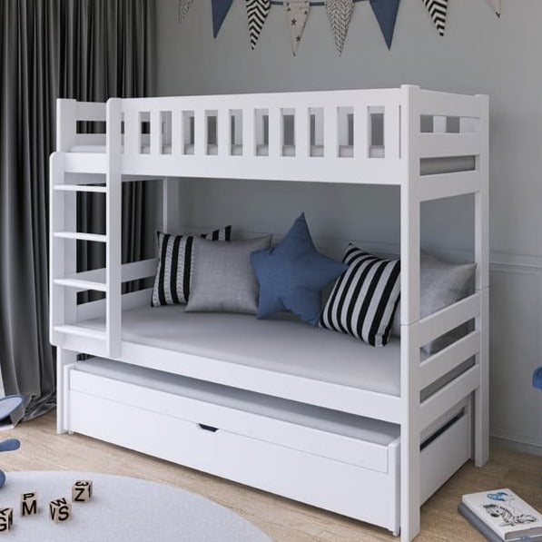 Harvey Bunk Bed with Trundle and Storage