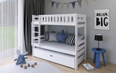 Harvey Bunk Bed with Trundle and Storage