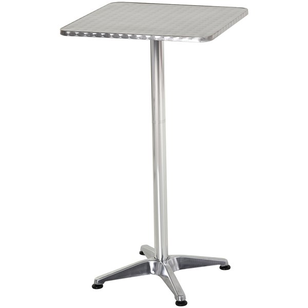 Height Adjustable Square Bar Table 60x60 Cm