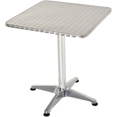 Height Adjustable Square Bar Table 60x60 Cm