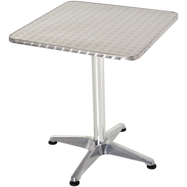 Height Adjustable Square Bar Table 60x60 Cm