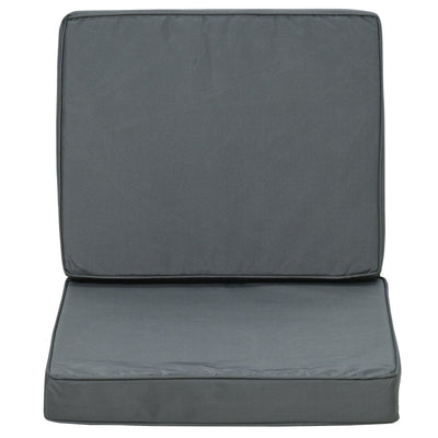 Replacement Seat And Back Cushion Set - Grey