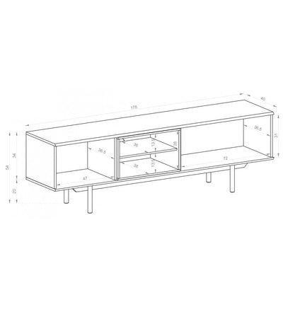 Lerancii Large TV Cabinet