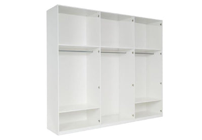 Italia 29 6 Door Wardrobe in White