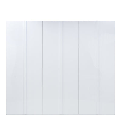 Italia 29 6 Door Wardrobe in White