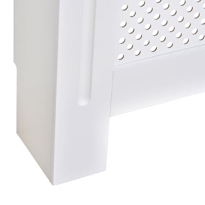 Small MDF Wood Radiator Cover -White