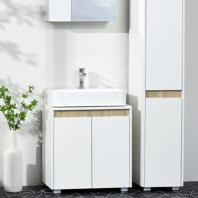 Modern Bathroom Sink Cabinet, White