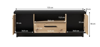 Ines 07 TV Cabinet 135cm