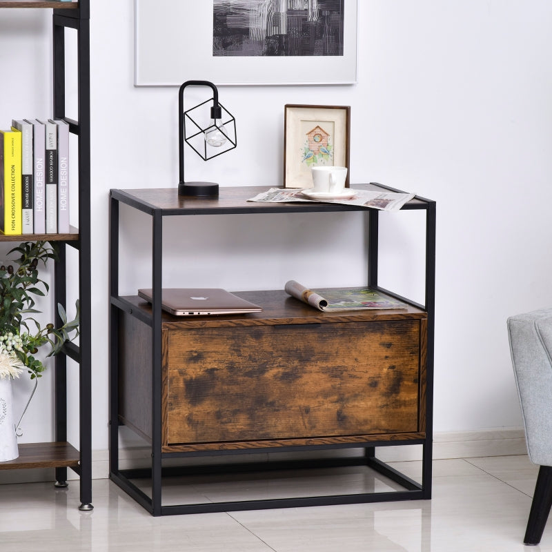 Industrial-Style Side Table