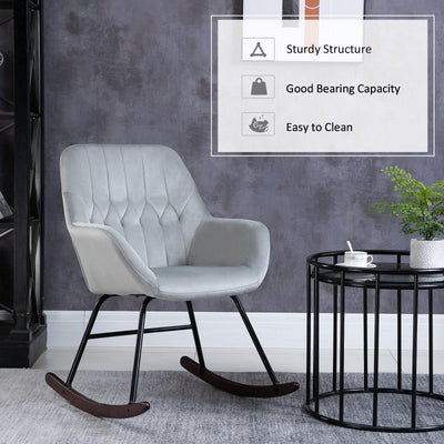 Rocking Chair Reading Accent Armchair