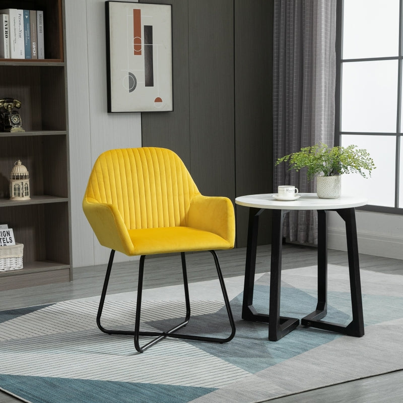 Modern Accent Chair Velvet