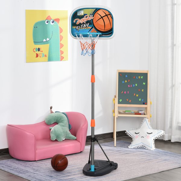 Kids Height Adjustable Aluminium Basketball Hoop Stand