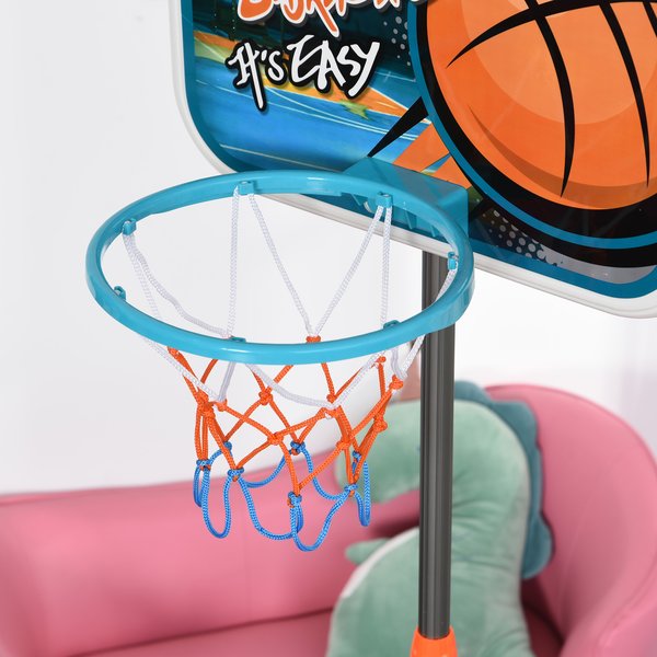 Kids Height Adjustable Aluminium Basketball Hoop Stand