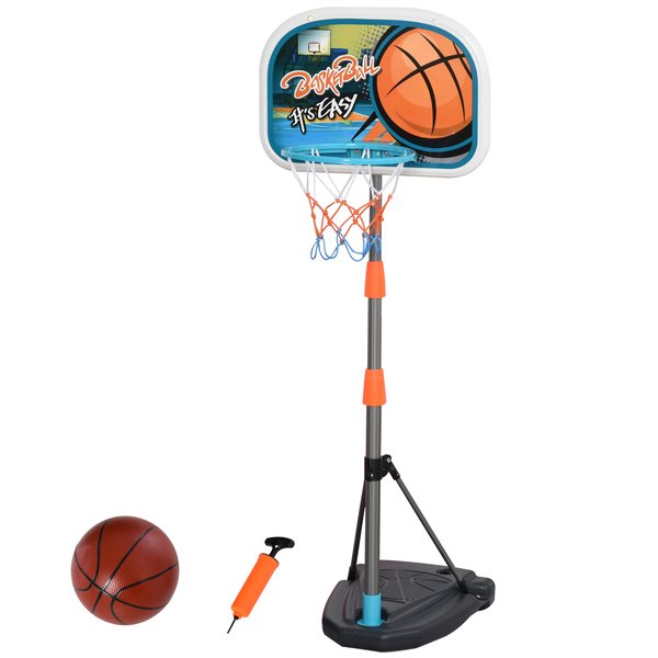 Kids Height Adjustable Aluminium Basketball Hoop Stand