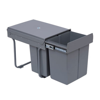 Kitchen Recycle Waste Bin 48x34.2x41.8 Cm - Grey