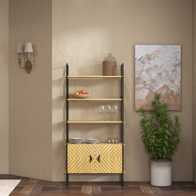 Bookcase 4-Tier Storage Shelf