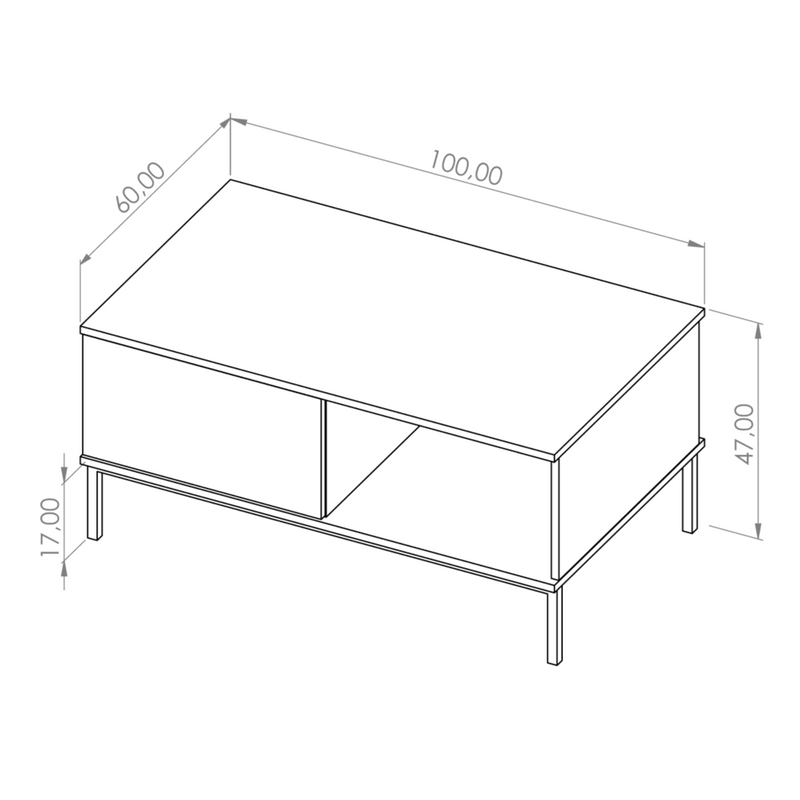 Querty 02 Coffee Table