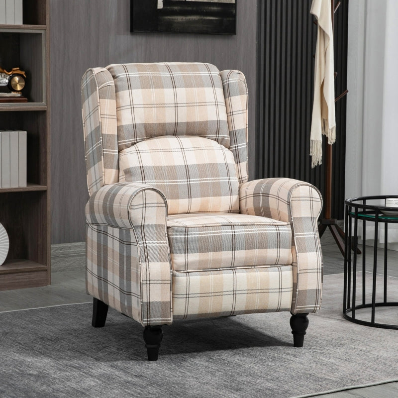 Recliner Armchair Push Back Living Room