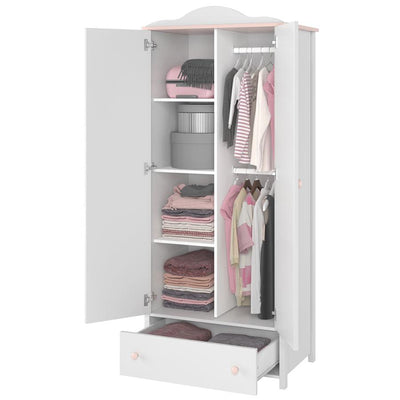 Luna LN-12 2 Door Wardrobe 85cm