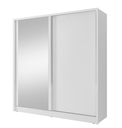 Luca Sliding Door Wardrobe 200cm [Mirror]