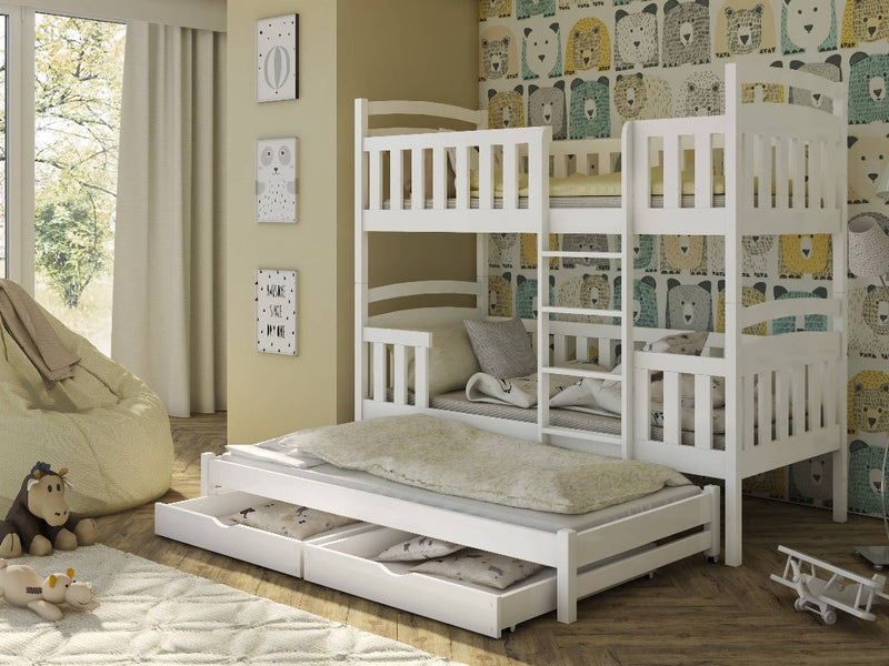 Laboo Bunk Bed with Trundle and Storage