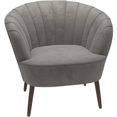 Lana Soft Touch Grey Sofa Chair