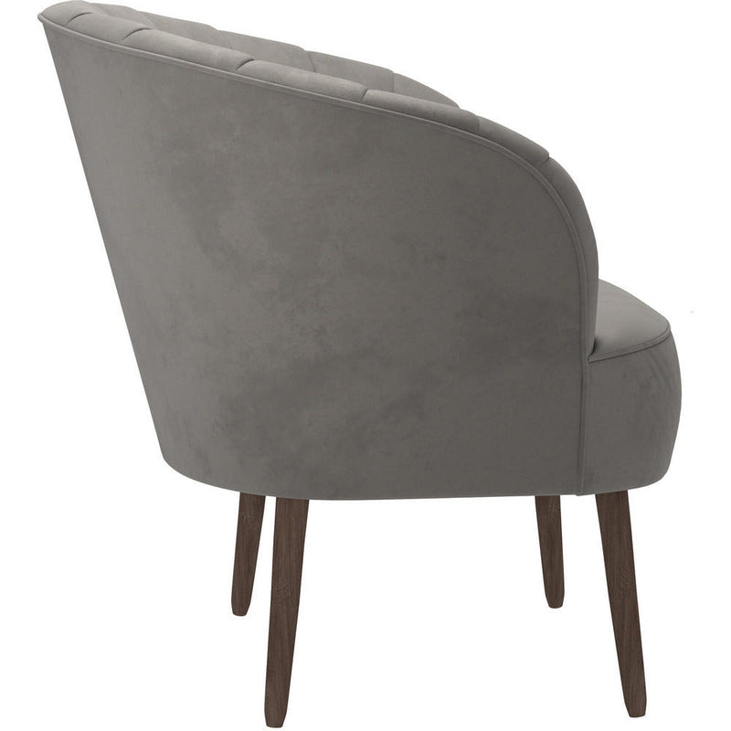 Lana Soft Touch Grey Sofa Chair