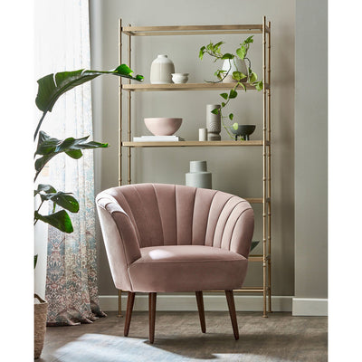 Lana Soft Touch Pink Sofa Chair