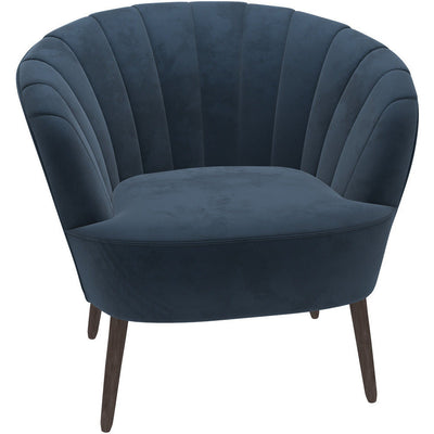 Lana Soft Touch Blue Sofa Chair