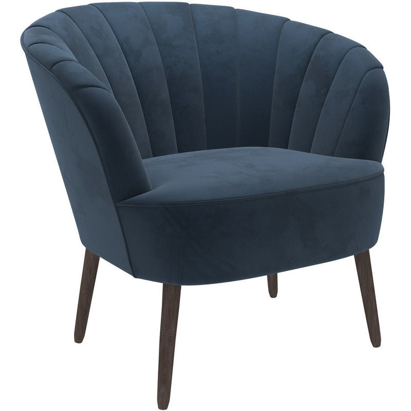 Lana Soft Touch Blue Sofa Chair