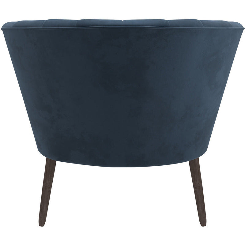 Lana Soft Touch Blue Sofa Chair