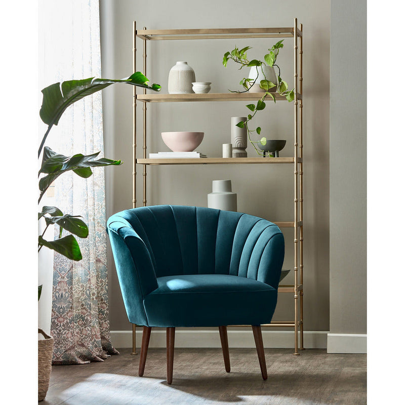 Lana Soft Touch Blue Sofa Chair