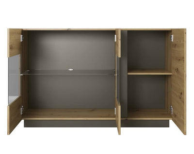 Arco Display Sideboard Cabinet 139cm