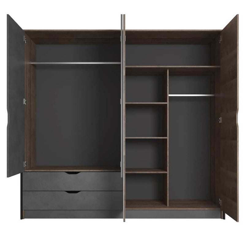 Arden Hinged Door Wardrobe 220cm