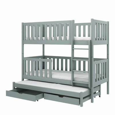 Lea Bunk Bed with Trundle and Storage