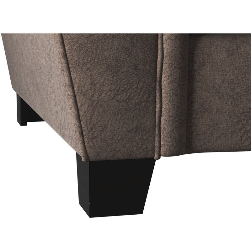 Leighton Soft Suede Chocolate Sofa Chair