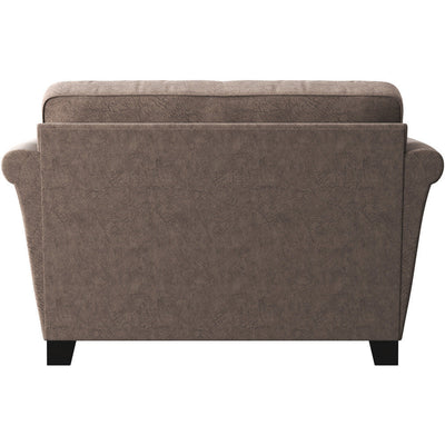 Leighton Soft Suede Chocolate 2 & 3 Seater Sofa Set