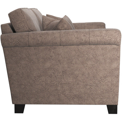 Leighton Soft Suede Chocolate 2 Seater Sofa